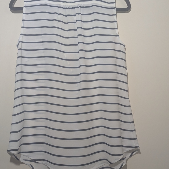 Nautica Black and White Striped Blouse - Picture 6 of 6